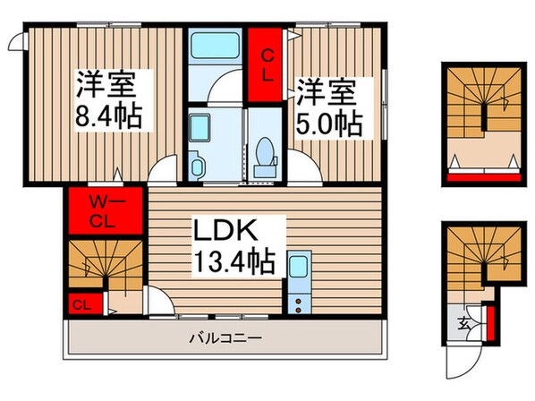 ティンクの物件間取画像